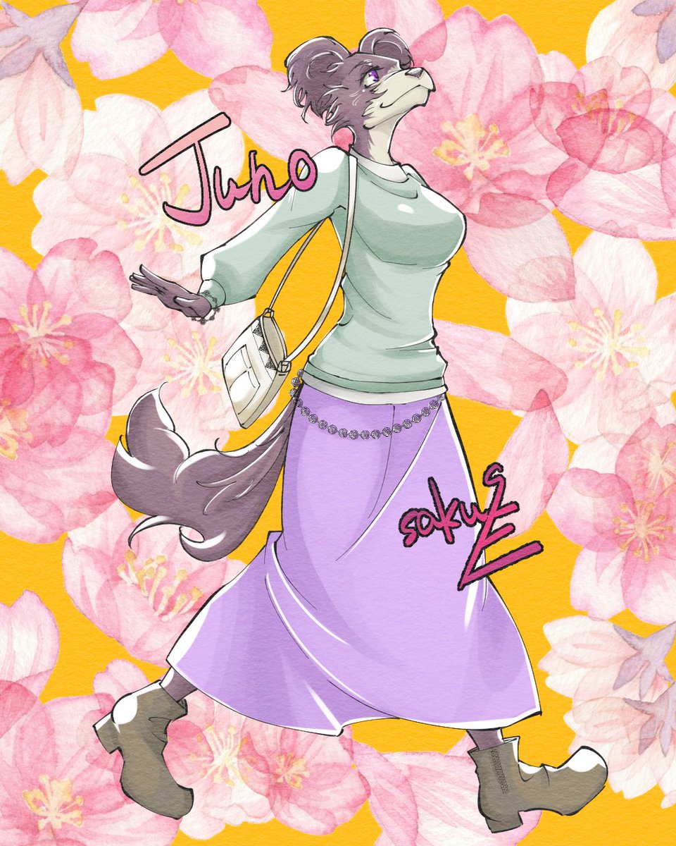 桜が散ってしまったので過去に描いたお花見ジュノちゃんあげときます🌸
 #BEASTARS  #beastarsfanart  #ジュノ  #JUNO  #過去作  #過去絵