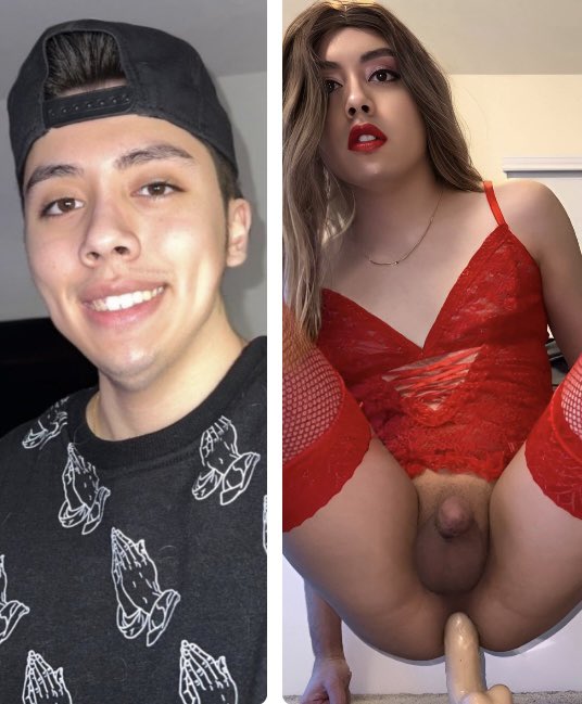 So this is my girl @sissyalexis247 posting her boy face for the first time on the internet. Wow this is scary I don’t think she knows what she is getting into. Anyone who FOLLOWS and RETWEETS this I’ll send you a private video 🔥make this go viral make her regret it