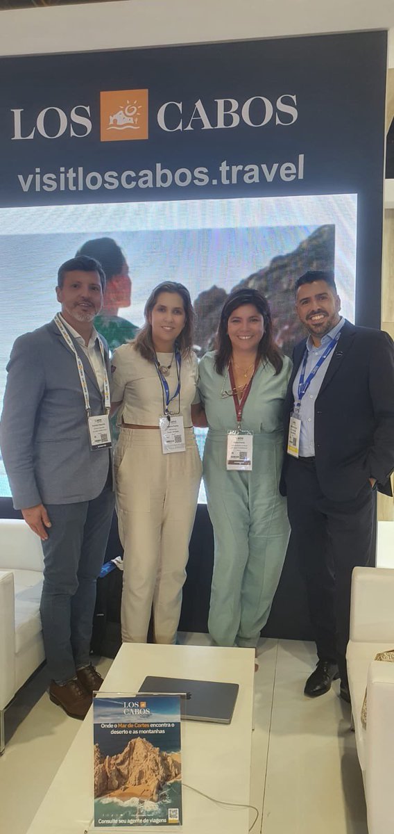 Responda's tweet photo. Finishing a very productive 1st day at WTM in Sao Pablo Brazil. Meetings with airlines, tour operators, wholesalers &amp; luxury travel agencies. The target market for #LosCabos is composed by the 8 million Brazilians that have a US visa. Looking forward to the upcoming e-visa. https://t.co/xEGITXpwnW