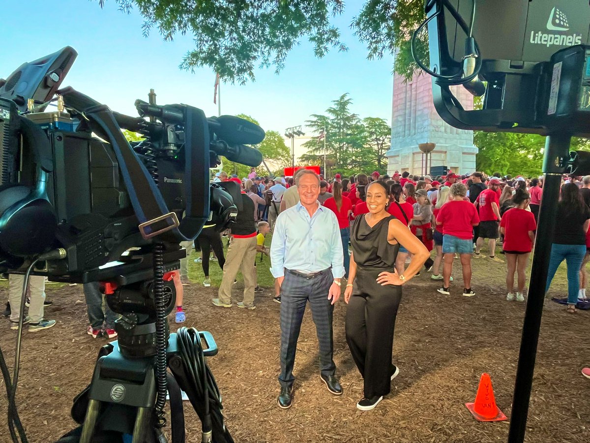 LIVE AT 8pm: <a href="/PackMensBball/">NC State Men's Basketball</a> + <a href="/PackWomensBball/">NC State WBB 🐺🏀</a> being celebrated tonight at the Bell Tower for their amazing Final Four run! 🏀

@JoshChapinABC11 + <a href="/TrayABC11/">Travon Miles</a> are with the coaches, fans and players! 

Hundreds here. If you’re not…watch live at abc11.com/watch! 📺📱