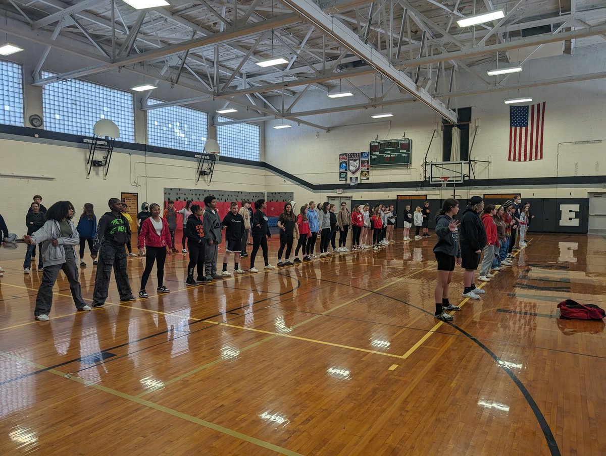 Our amazing NESS 2024 dancers started to learn the hourly line dance this morning!  Mark your calendars for April 20th from 12-12 ♾️ #mychoicewilloughbyeastlake