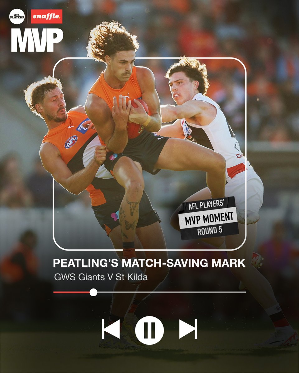 James Peatling helped seal the Giant's one-point win in the dying moments of their thriller against the Saints. ⁣ ⁣ #SnaffleStrut