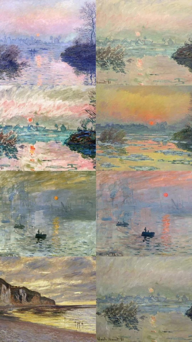 Atardeceres de Claude Monet…