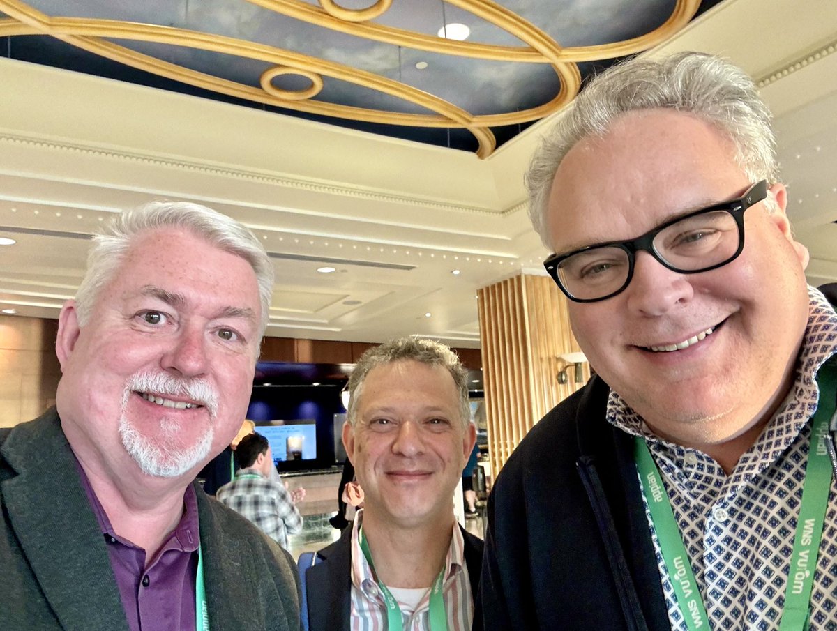 Just ran into @nyike and @EvanKirstel on the eve of #AppianWorld 2024 in @NationalHarbor, Md. Absolute must-follows for #CIO topics and everything #tech!