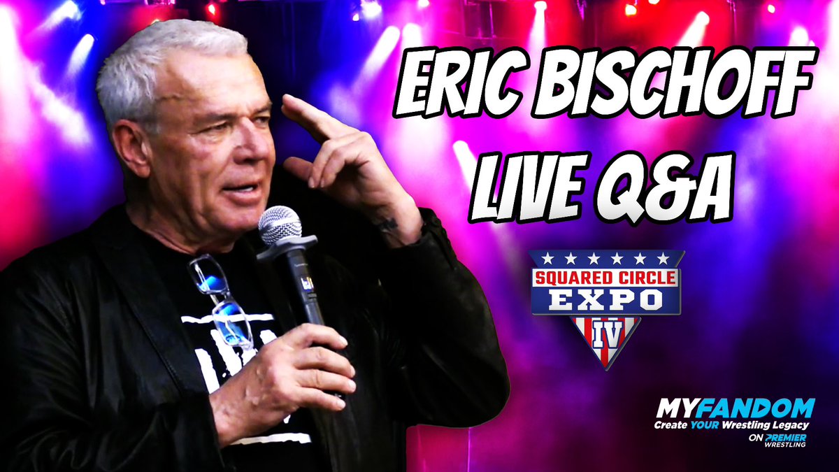 🚨🚨 IMMEDIATELY FOLLOWING RAW!! 🚨🚨 We present a LIVE Q&A with @EBischoff from @squaredcircleexpo presented by #MyFandom on The Premier Wrestling App! Check out this historic event on our app and on YouTube! Premiers live at 11:00 pm! 🚨🚨🚨 #EricBischoff #Bischoff #Nwo