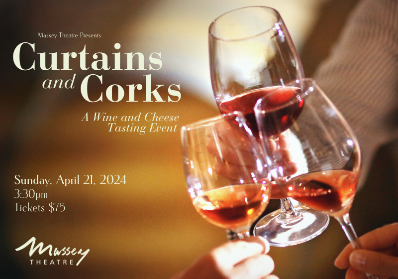 Limited spots left! Join us this Sunday at 3:30pm for Curtains and Corks, an afternoon of wine and cheese hosted by our Food and Beverage Coordinator, Christopher McFadden. Learn more and buy tickets: masseytheatre.com/event/curtains… #bcwinemonth #newwest