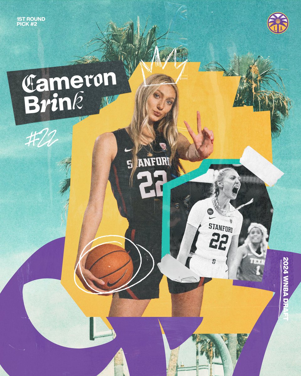 On the Brink of something great. With the 2nd pick in the @WNBA draft the LA Sparks select @cameronbrink22.