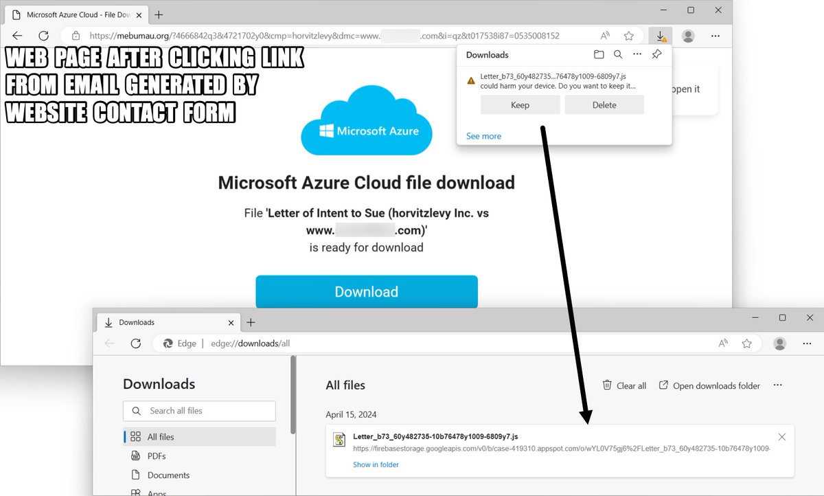 Unit42_Intel's tweet image. 2024-04-15 (Monday): #ContactForms campaign pushing #SSLoad malware as early as Thursday, 2024-04-11. List of indicators available at bit.ly/49Cz1kL

#Wirshark #Unit42ThreatIntel #TimelyThreatIntel #InfectionTraffic
