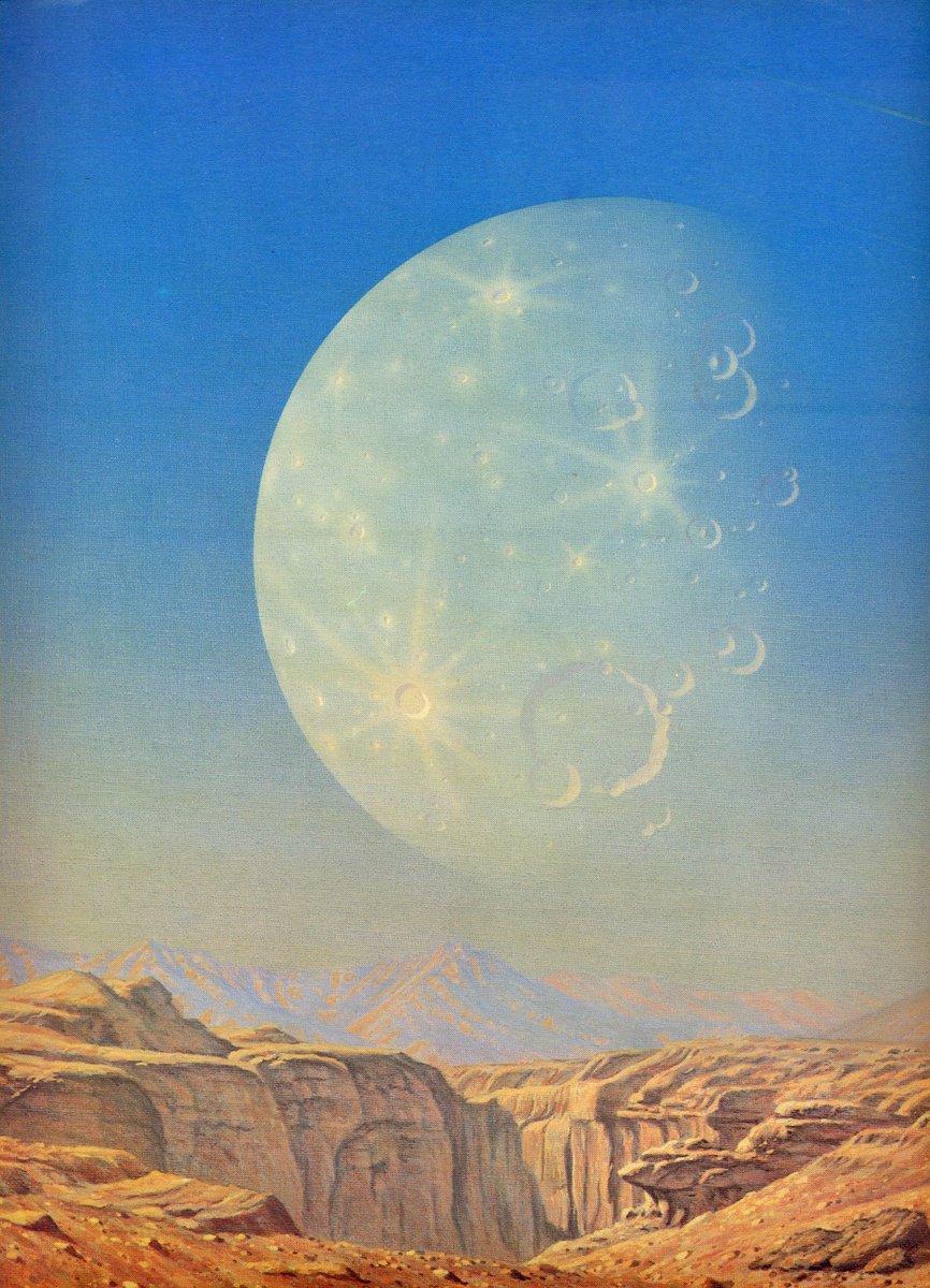retroscifiart's tweet photo. Art by Joe Tucciarone (1980s) https://t.co/xq3gwvIz8H