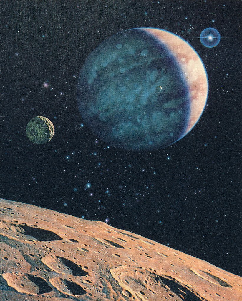 retroscifiart's tweet photo. Art by Joe Tucciarone (1980s) https://t.co/xq3gwvIz8H