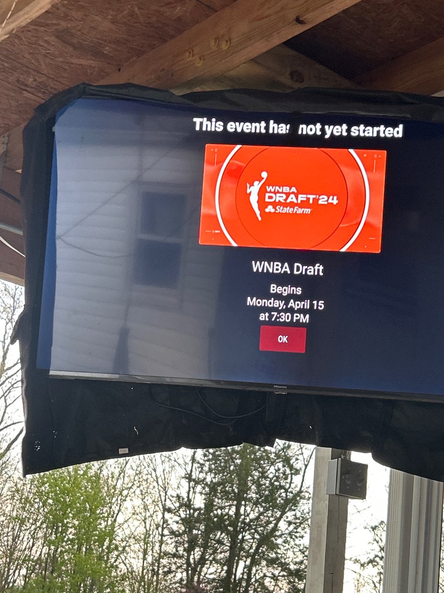 So janky <a href="/espn/">ESPN</a> why can’t I stream the draft 20 minutes after it started. You have the hottest basketball product rights, and you kill momentum. Goofies