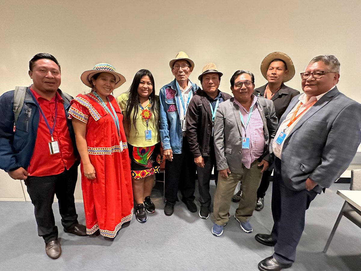 🌱In the parallel session 'Sovereignty in Abya Yala' at the 23rd session of the @UN4Indigenous , Rengifo Navas and Aníbal Sánchez from Gunayala discussed territorial struggles and the preservation of their cultures and languages, ahead of the Guna Revolution's centenary in 2025.