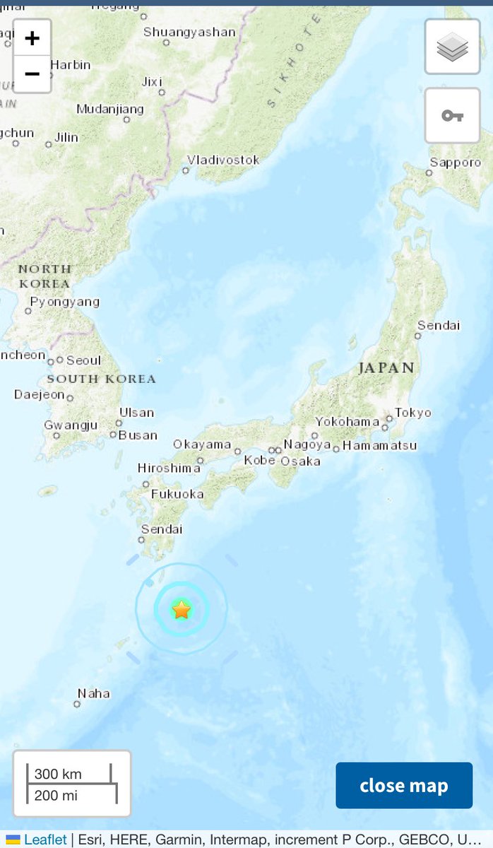 chematierra's tweet photo. #Sismo al sur de #Japón 🇯🇵 
-M5.9 (fuerte)
-Prof 8 km
-Epicentro: 143 km al SE de #Koshima, #Japan 
Abril 15/22:38:57 (UTC)
#Earthquake 
https://t.co/7sdDGHf98S https://t.co/KIhUg6iEdc