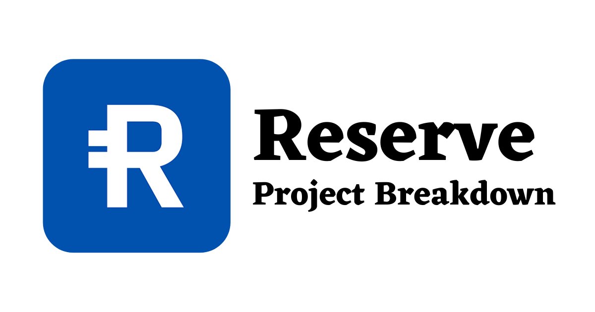 Last week, we released our Project Breakdown on <a href="/reserveprotocol/">Reserve 🌐</a> ⬇️

Reserve is a platform that allows uses to create &amp; govern their own permissionless &amp; trustless asset-backed currencies…