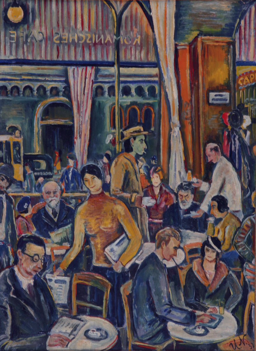 Ulrich Neujahr  (1898 - 1977)

Romanisches Café, 1932,