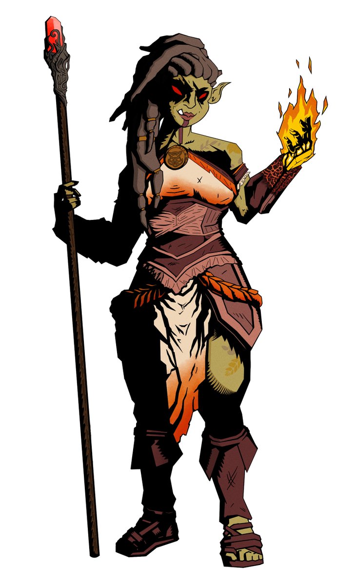 Mr_Blue2001's tweet photo. Half-Orc Druid that took way too long to make. https://t.co/Cz0S6GEhvD
