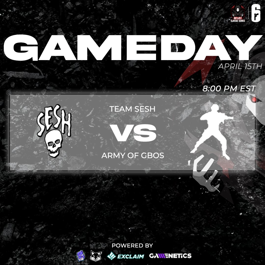 PLAYOFFS are underway in the #OCSClassic
Bo3 tonight to move on to the Semi Finals, loser WALKS. 
8ET
twitch.tv/outlastgamingna