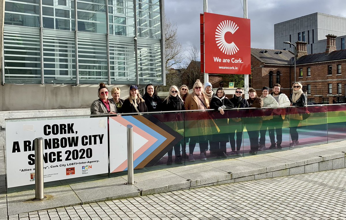 Delighted to have @mickfinn01 to welcome Reykjavik delegates , another @RainbowcitiesO to #Cork @corkcitycouncil in the midst of @learning_fest where I’m sure we’ll learn much from one another.