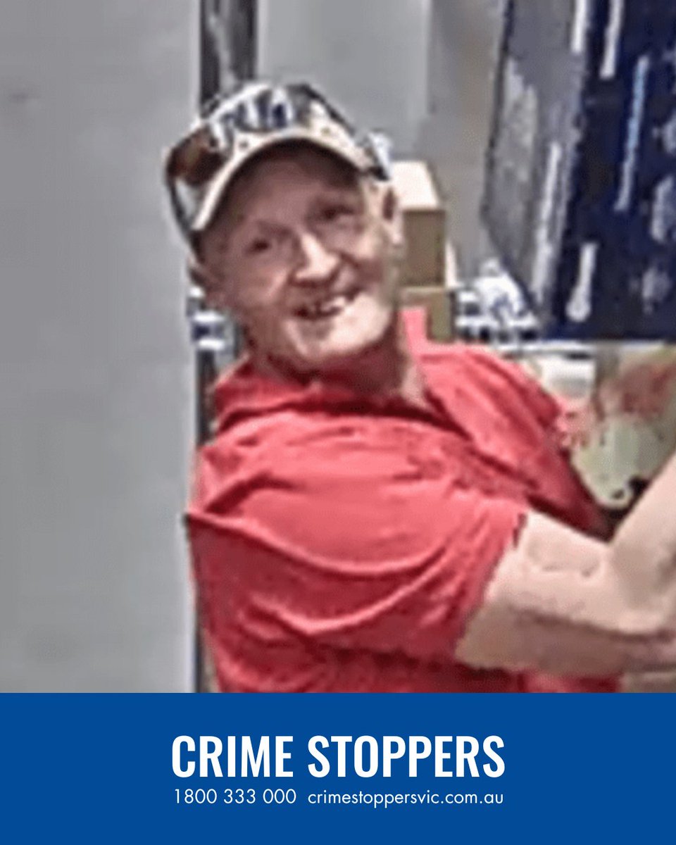 Police are appealing for public assistance after a box of CCTV cameras were stolen from an Echuca hardware store in February. Police have released an image of a person who they believe can assist with their enquiries. Info > police.vic.gov.au/camera-theft-n…