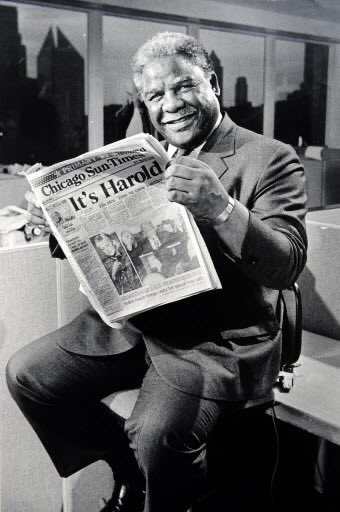 To the great unifier, a pioneering public servant and a beacon of hope who led a multiracial, multigenerational coalition with a vision for citywide transformation. You fought battles so the people of Chicago could win. We are not here without you. Happy birthday, Harold!