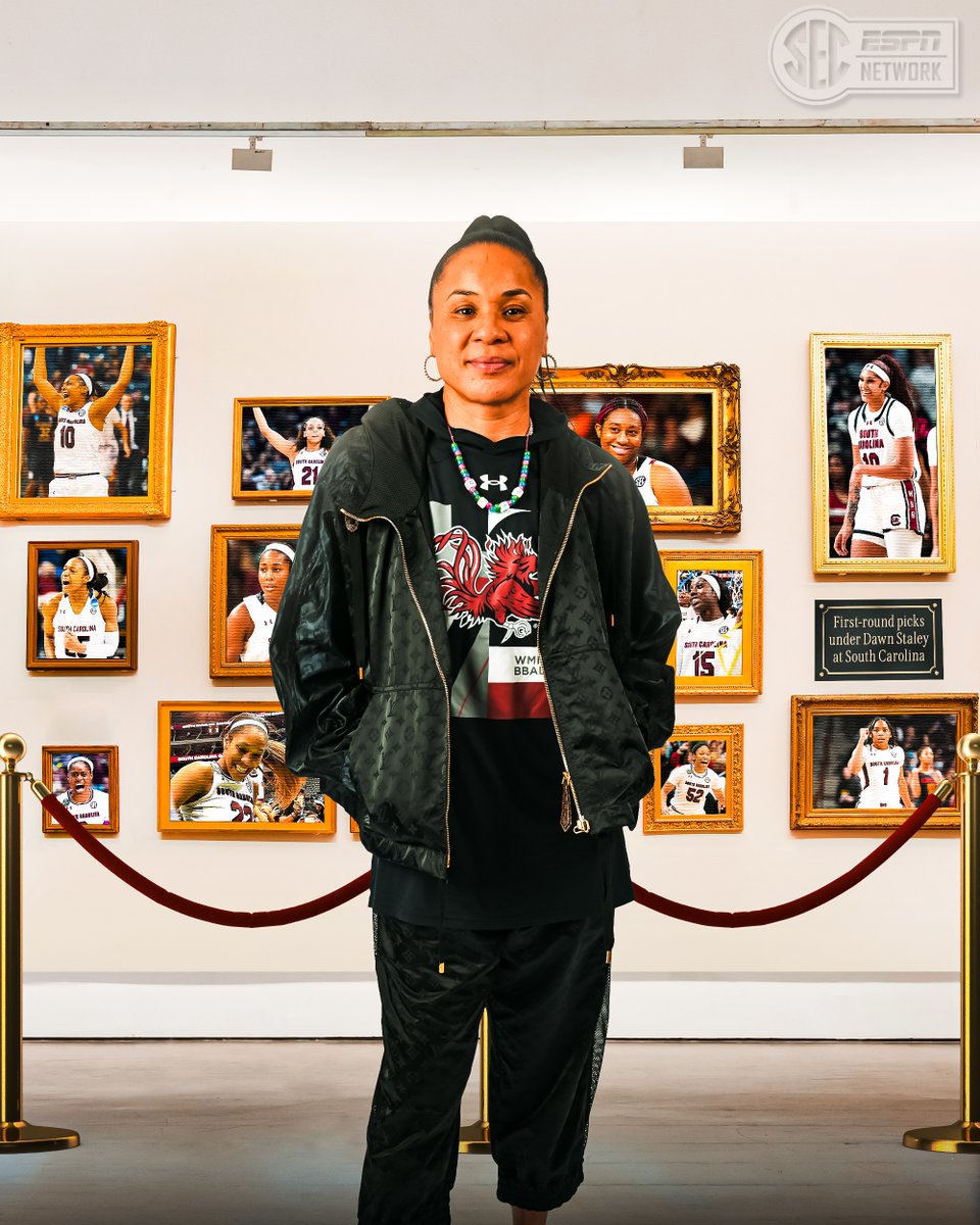 Kamilla Cardoso is the 11th first round pick of the Dawn Staley era 👏 @GamecockWBB