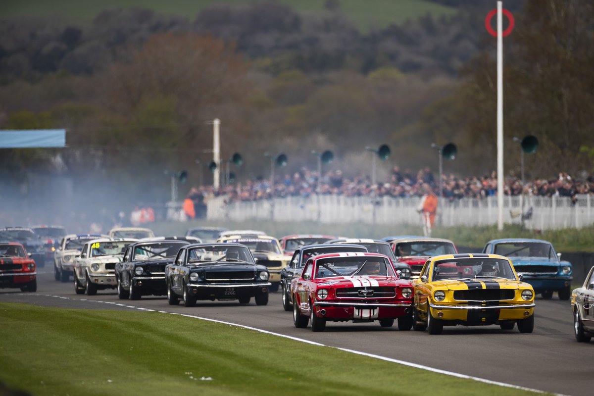 jimfarley98's tweet photo. It was so special being at @GoodwoodRRC to celebrate 60 years of @FordMustang! Great to see our @Ford employees and dealers and honored to have raced in the Ken Miles Cup, driving the No.7 @AlanMannRacing-prepared 1965 Ford Mustang. My co-driver was British racing legend, @SoperSteve, who was terrific. It was a wild race filled with 1964-65 Mustangs running on sustainable fuel, with a packed field of drivers from F1, Indycar, sports car and saloon racing. We even had two active @FordPerformance drivers in the race, as well @andypriaulx and @M_Rockenfeller. And then there was me, mixing it up in the chaos... Spent most of the time sideways, but had a blast!

I think Ken would have been happy to see all of us acting like Hooligans irregardless of our day jobs. So thankful to @alanmannracing, Steve and Henry Mann and the team that made it all happen. It was a very special #FordMustang weekend, the crowd loved it and all those FORDs! #Mustang60