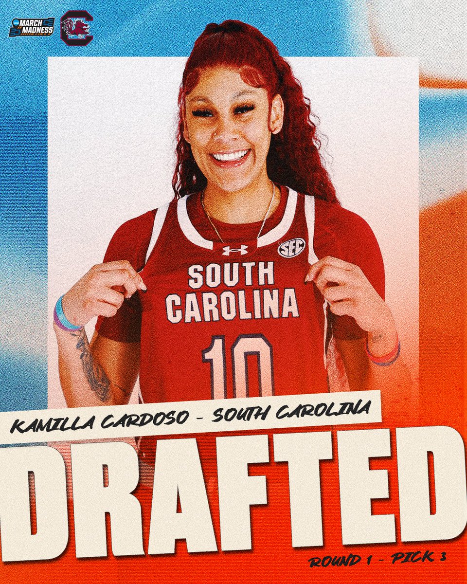 From @NCAA ➡️@WNBA Congratulations to @Kamillascsilva on being selected by the @chicagosky! #NCAAWBB x #WNBADraft