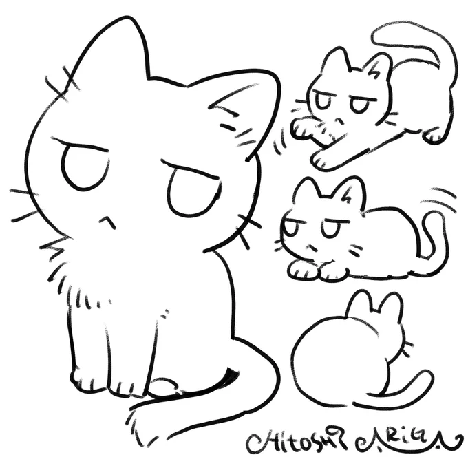 らくがきねこ 