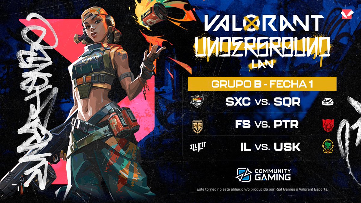 Te dejamos los grupos!

✨GRUPO A:
@polarityclan 🆚 <a href="/AzzyEsports/">Azzy Esports</a>
<a href="/esportsChivas/">Chivas esports</a> 🆚 #AmericanBoys
<a href="/TAB_Anomaly/">Team Anomaly Breaker 🇲🇽</a>  🆚 <a href="/Gorgona_Esports/">Gorgona Esports</a> 

✨GRUPO B:
<a href="/BonBonBumContra/">Bon Bon Bum Contra🇨🇴⚡</a> X <a href="/ScrubDivision/">The Scrub Division</a> 🆚<a href="/SquirtleRangerZ/">Squirtle Rangers</a> 
<a href="/fusionfsgg/">FUSION</a> 🆚 <a href="/PantereSports/">Panter eSports</a>
<a href="/IllicitG_/">ILLICIT Gaming</a> 🆚 <a href="/ufoclanec/">UFO Clan 🏆🏆🏆🏆🏆</a> X <a href="/Skalle_ec/">SKALLE ESPORTS</a>