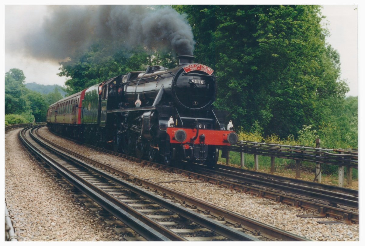 45110 at Rickmansworth at 14.02 on 31st May 1999. @networkrail #DailyPick #Archive @TfL @SteamRailway