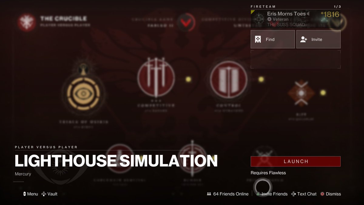 Zych0sis's tweet photo. @Bungie @BungieHelp the passage says I went flawless, but I don't have access to the lighthouse. Is this intentional or? https://t.co/9nNhq3FHGg