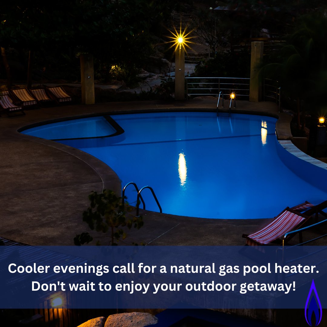 Your backyard paradise deserves a pool heater! Enjoy your patio all year long! Call us to learn more (540) 777-3971.