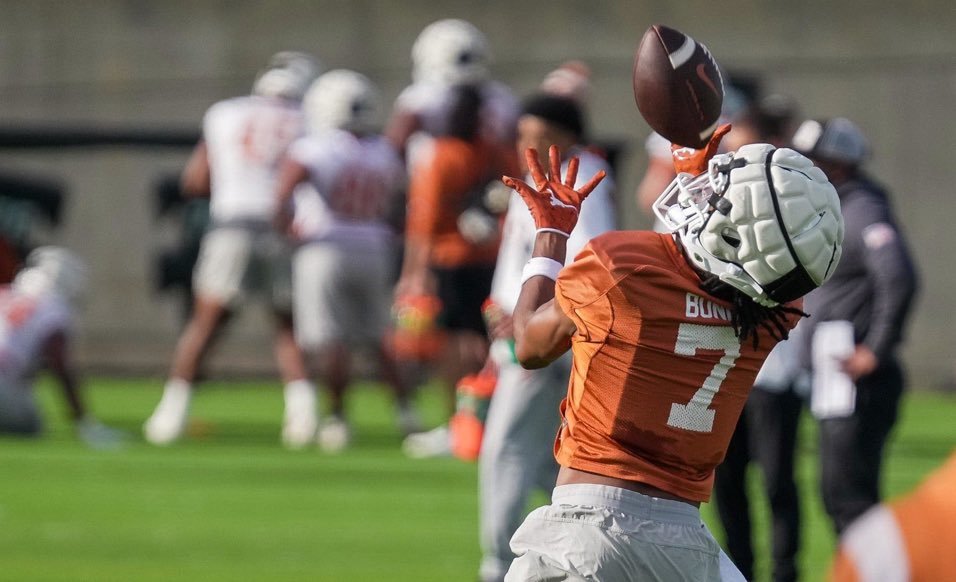 I am so looking forward to the Texas football spring game where opportunity has a chance to meet preparation. You’ve prepared all your life @isaiahbond_ , your steps are ordered 🙏🤘🏼
 #AllGasNoBreaks #Speed #Clutch #GodsPlan #ChosenOne #HookEm