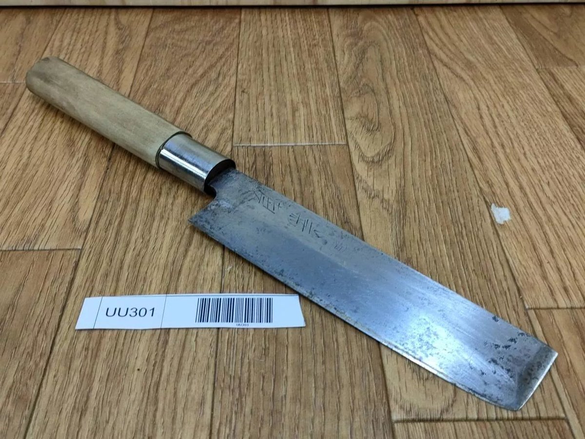 Japanese Chef's Kitchen Knife USUBA HOCHO Vintage from Japan old 153/300mm UU301
ebay.com/itm/2355206338…
#Japanesechefknife #cutlery #blades #chefknife #kitchenknife #customknife #handmadeknife #knifelife #KnifeCollection #KitchenKnives #FYP #fypシ #fypシviral