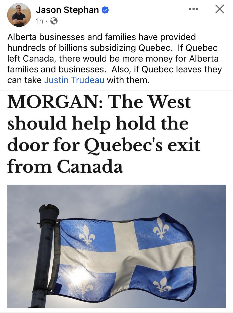 Sounds simple. Give Quebec an out from the clarity act as well to make it easier.