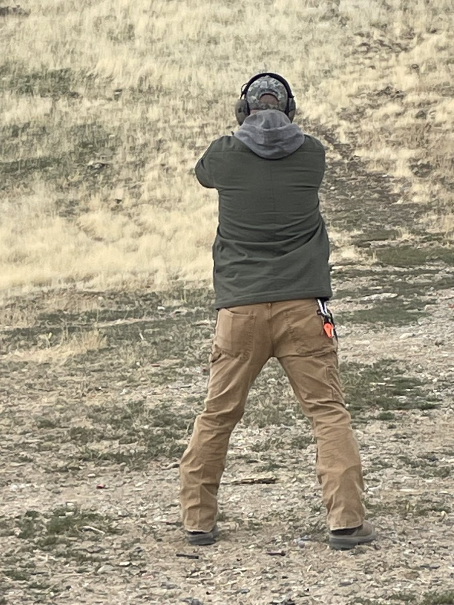 Had a breezy and drizzly day of plinking in the desert. The Wife loved shooting her Ruger LCP MAX and then I had her shoot an RIA VR-80 Shotty and a Glock 43X. A great time!