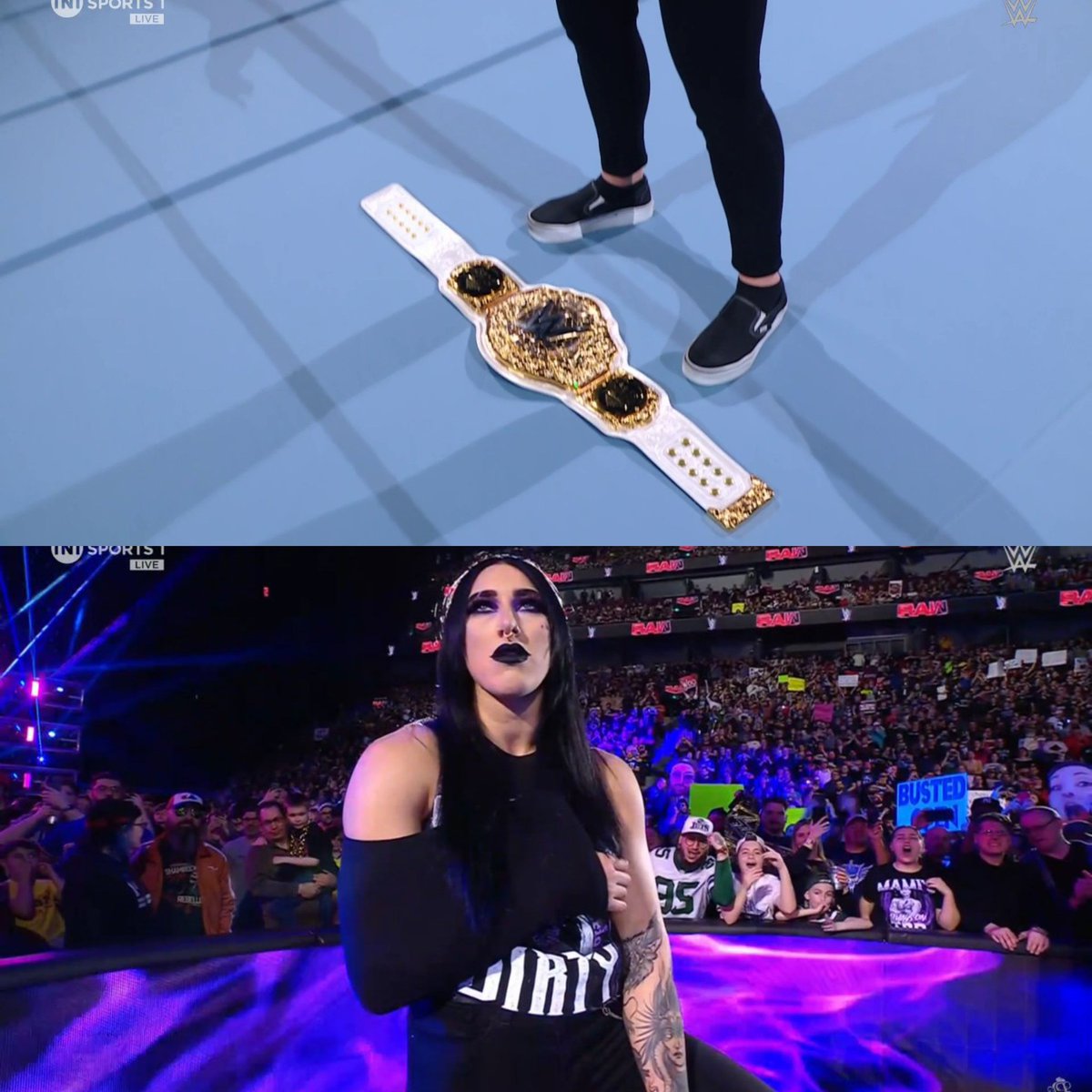 Rhea Ripley vacates her Women's World Championship . #WWERaw