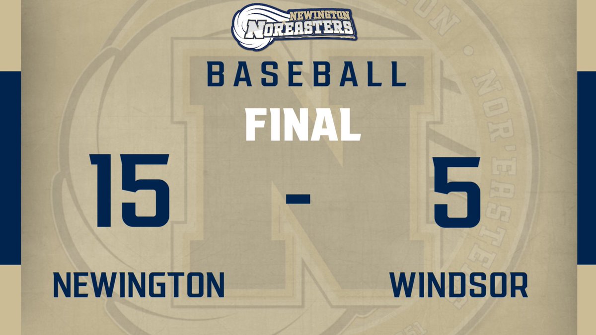 Nor’easters move to 4-1 on the season. Ben Michaud ‘27 threw a CG allowing only 1ER. Jaylin Manson ‘25 was 5-5 and Lucas Robson ‘25 was 2-3 with 4RBI in the winning effort. We travel to Southington for a 6:00pm start Wednesday Night. #ctbase