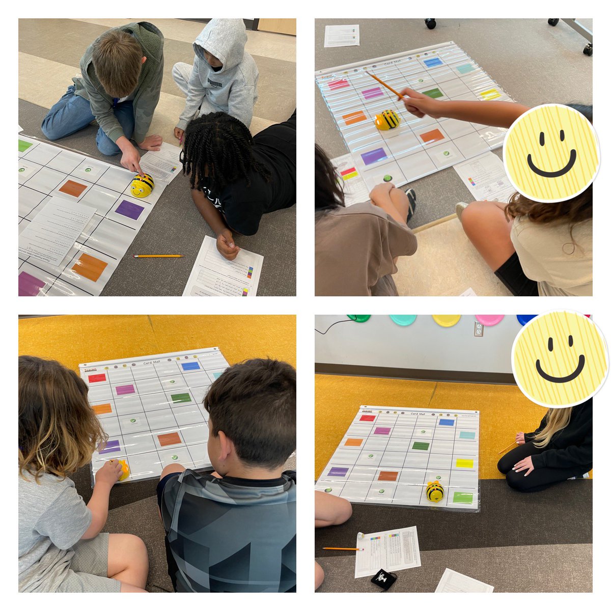 pfisdit's tweet photo. 5th graders at Hidden Lake Elementary in @pfisd reviewed for the science #STAAR test today with #Beebots #ReadyForSTAAR https://t.co/h47VkdfwNw