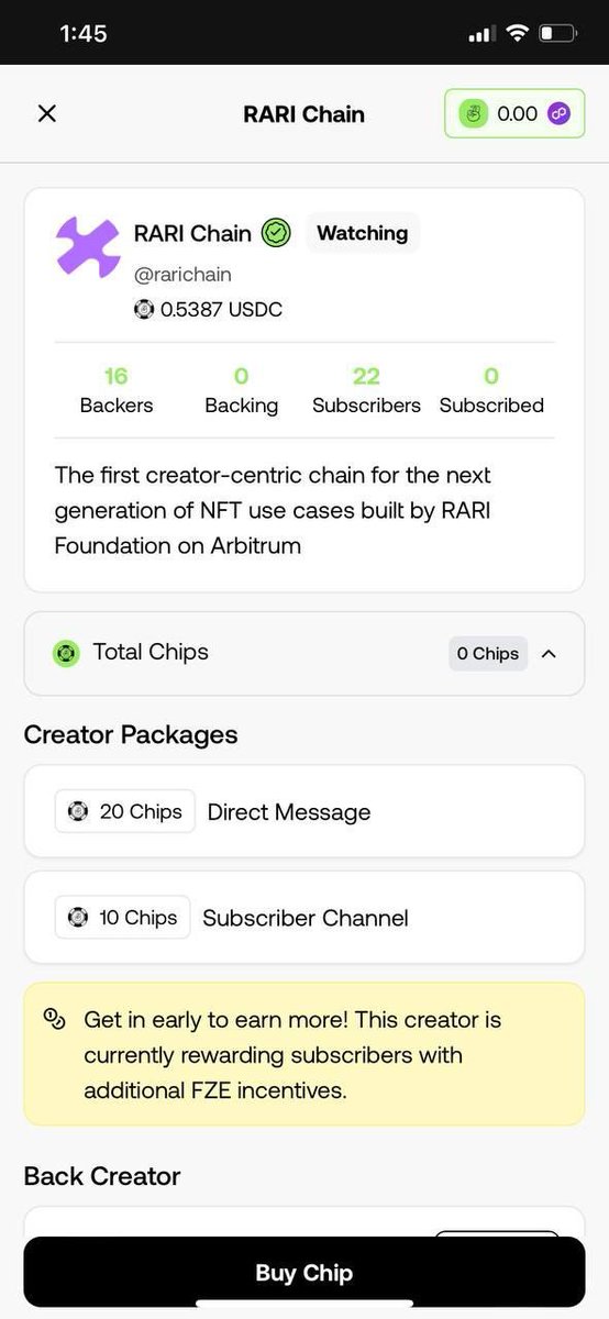 My loves ❤️‍🔥

The trend you didn’t see coming:

SocialFi projects like @Friendzone_pro 🚀

Their newest partnership with @rarichain is a bullish signal. Here’s why:

Now you can buy RariChain chips right on the Friendzone platform and earn 
points for becoming a backer.

Drop