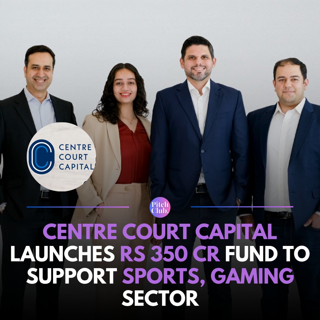 #CentreCourtCapital, on Thursday, launched Rs 350 crore fund with the aim to back India’s sports and gaming landscape. The fund will back founders bringing innovative tech and pushing the boundaries of the sports and gaming ecosystem

(Source: BWDisrupt)