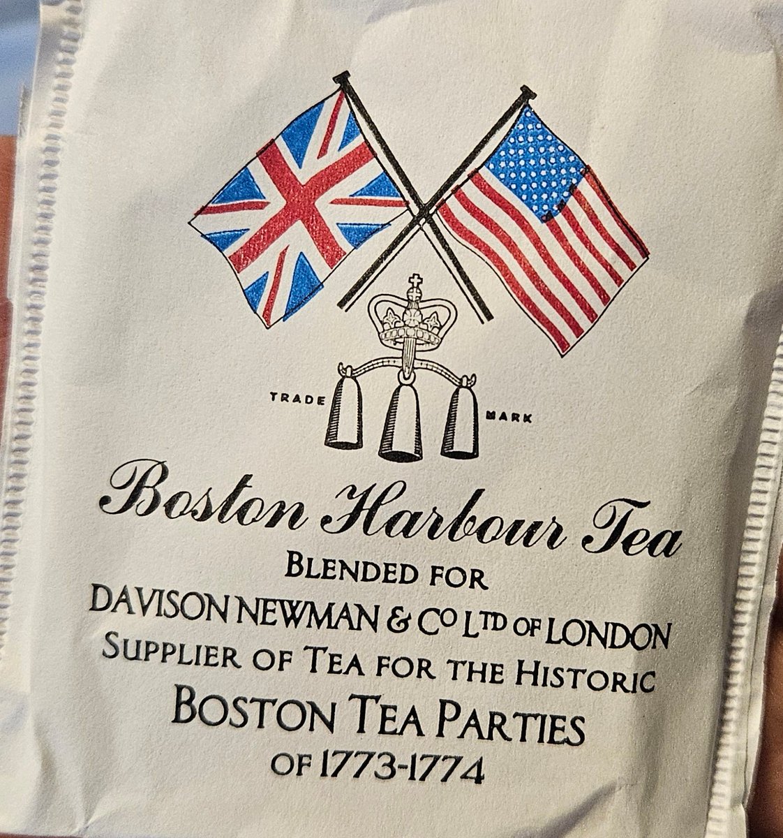 Tax Day and Boston Marathon Day! Enjoying this special #tea! 😄