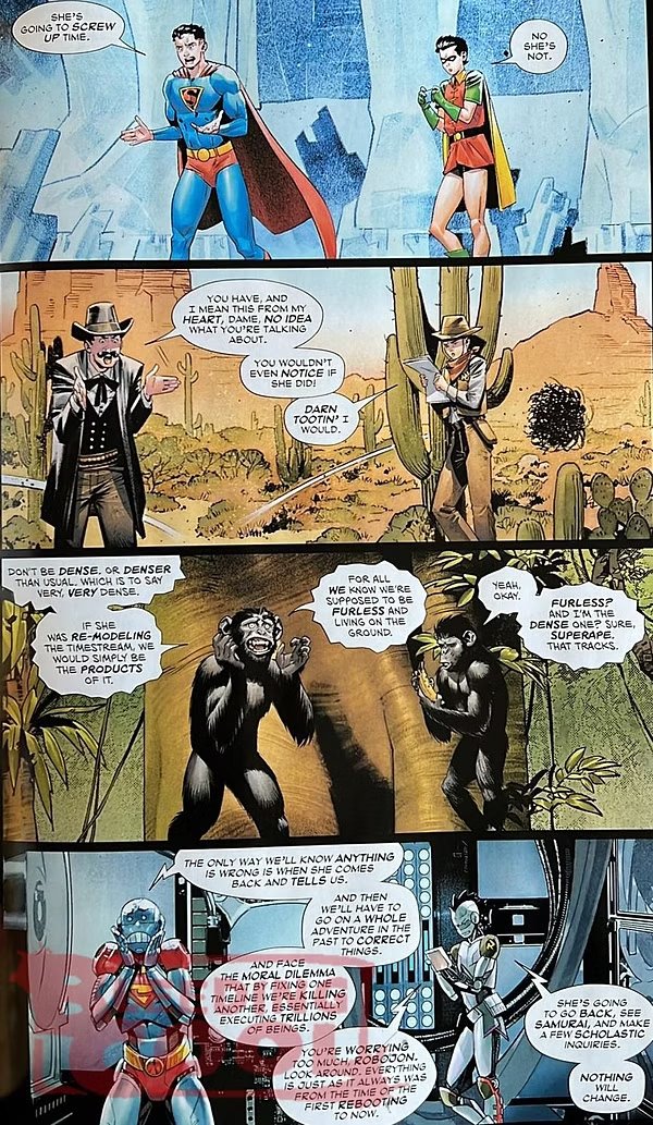 MaleLoveBR's tweet photo. Trinity is messing with the time stream and creating several different Super Sons realities in Wonder Woman #8 (preview/spoiler).
#Superman #JonKent #Superape #RoboJon #Robin #DamianWayne https://t.co/Qpxb6fWvM5