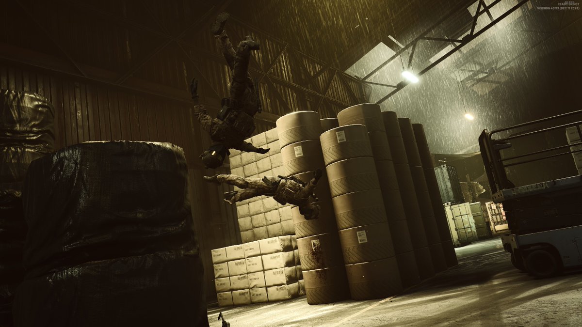 CrossKnight28's tweet image. I forgot to post some of this stuff so here's a catch-up tweet. Ignore the outlined body behind me in the DRG screenshot, I have my priorities straight &amp;lt;3

Teammates tagged, first three are Cyburger and the starring dead body is Connie🦊.

📸: Ready or Not &amp;amp; Deep Rock Galactic