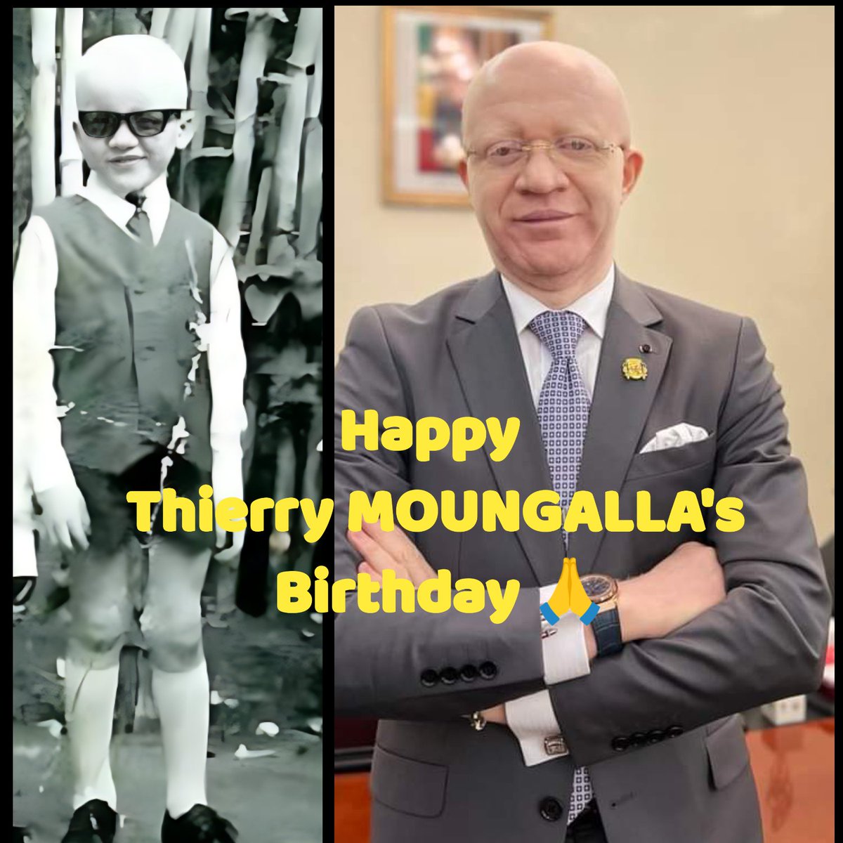 JAY MAZ (@jaymaz_sdg) on Twitter photo Happy birthday goes out to <a href="/ThMoungalla/">Thierry Moungalla</a>
minister of communication and media, spokesperson for the Congolese government
🇨🇬
May God protect and Bless you the most Big brother! Happy birthday goes out to <a href="/ThMoungalla/">Thierry Moungalla</a>
minister of communication and media, spokesperson for the Congolese government
🇨🇬
May God protect and Bless you the most Big brother!