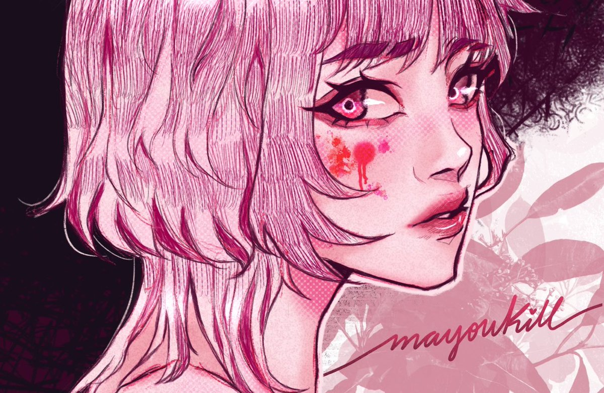 mayoukill's tweet image. Hiya, I'm Maxxie, here's a strawberry 🍓
I'm a non-binary artist that loves pink &amp;amp; drawing cute/sometimes gory girls 🩷

👑carrd: mayoukill.carrd.co (DM me if interested!)
🦋tip: ko-fi.com/mayoukill
💌contact: mayoukilll@gmail.com

Art tag: #mayoukill 🌸