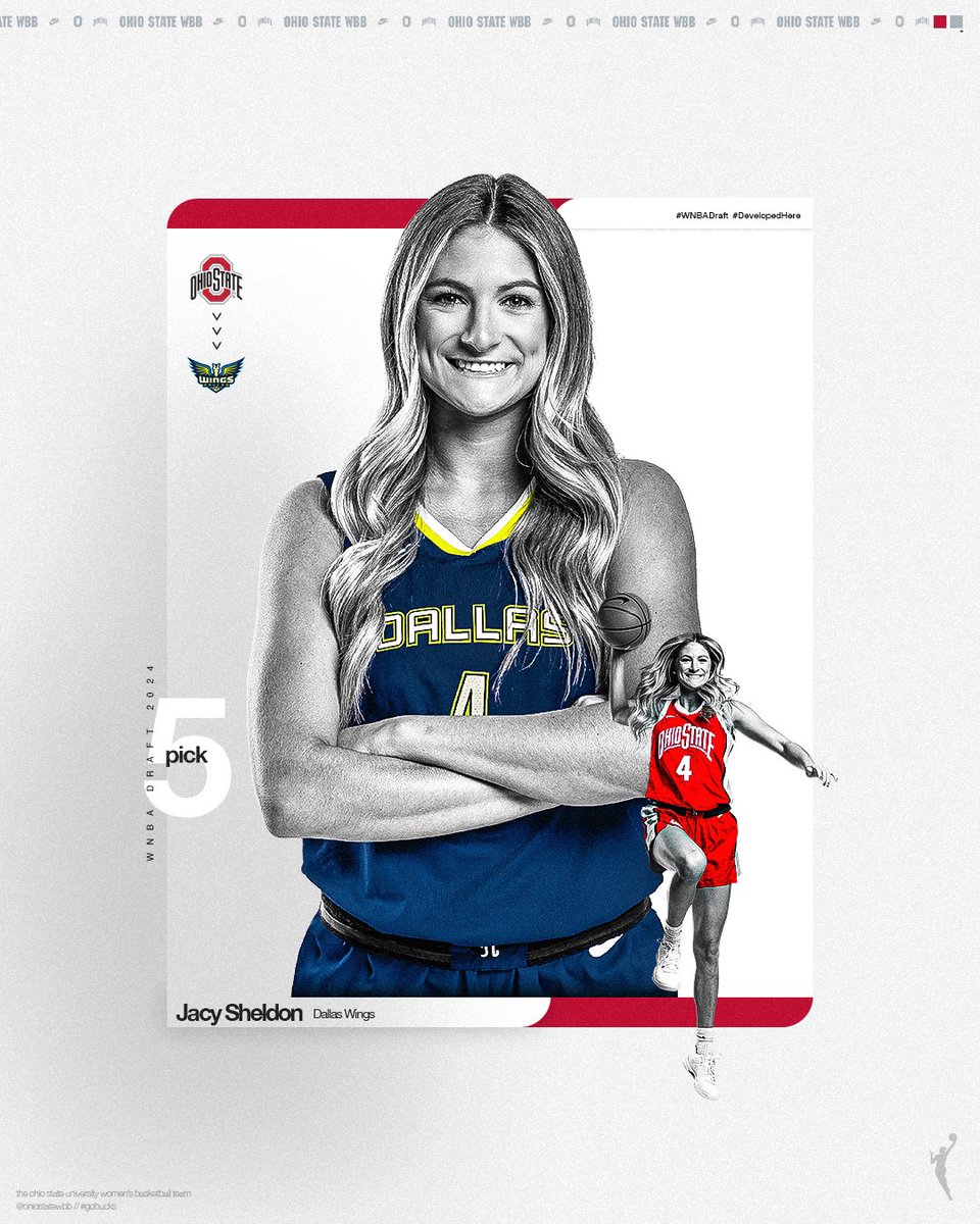With the 5th pick in the WNBA Draft, The Dallas Wings select… <a href="/JacySheldon/">Jacy</a> ‼️

#DevelopedHere #GoBucks🌰