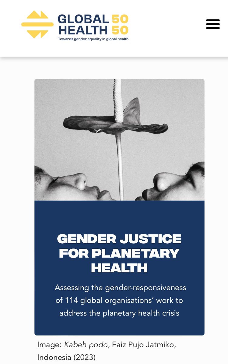 On eve of the Planetary Health Summit, hosted by @SunwayCPH - @sophie_gepp et al commend all the urgent & critical action for the health of people & planet yet call for greater gender justice in #planetaryhealth work bmj.com/content/385/bm… via @bmj_latest #PHAM2024 @pham2024