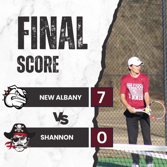 NAHSTennis17's tweet photo. New Albany advanced to Rd 3 with a win today at Shannon
Next match will take place at NA. Date and opponent TBD https://t.co/gqukChV5o7
