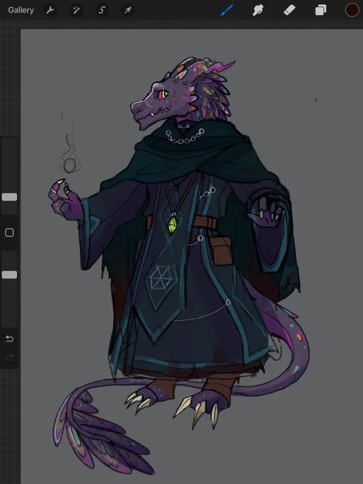 finishing up this dude's design 